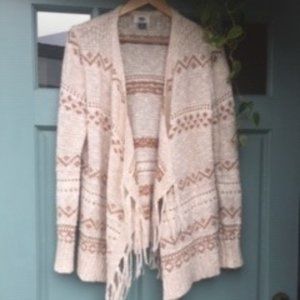 Cozy boho sweater